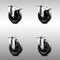 Service Caster 5 Inch 316SS Hard Rubber Wheel Swivel Top Plate Caster Lock Brakes SCC, 2PK SCC-SS316TTL20S514-HRS-2-S-2 - alternate 1